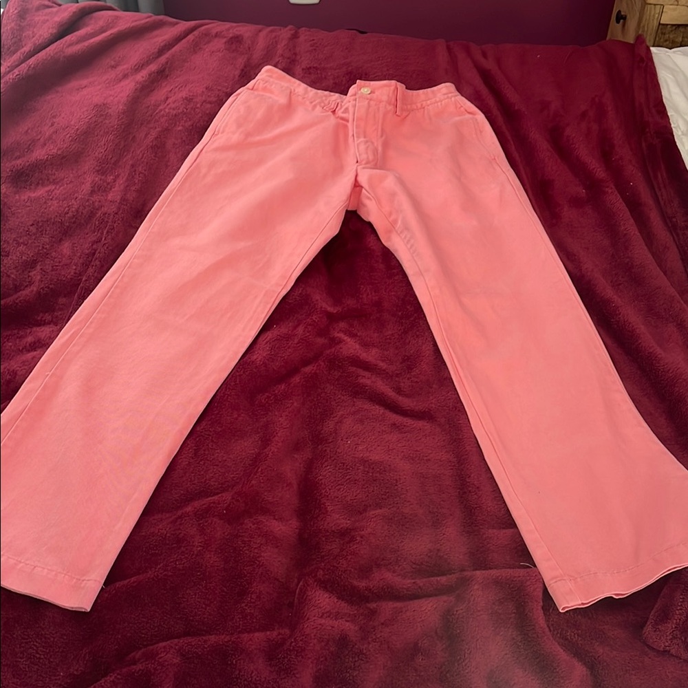 Vineyard Vines Coral Mens Pant Size 30x32 Mint